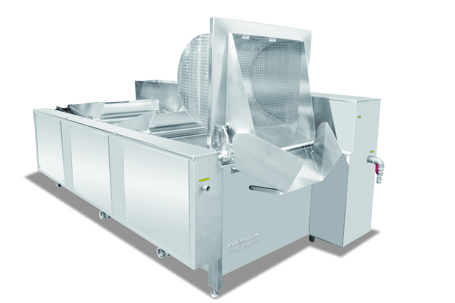 Flipping Vegetable Washer