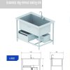 Automatic slag-removal soaking sink