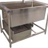 Automatic slag-removal soaking sink